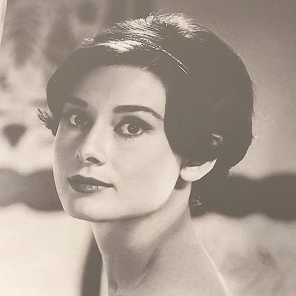 Retro Audrey Hepburn Poster in White Frame - Picture 3 of 5